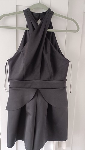River island black - island, halter