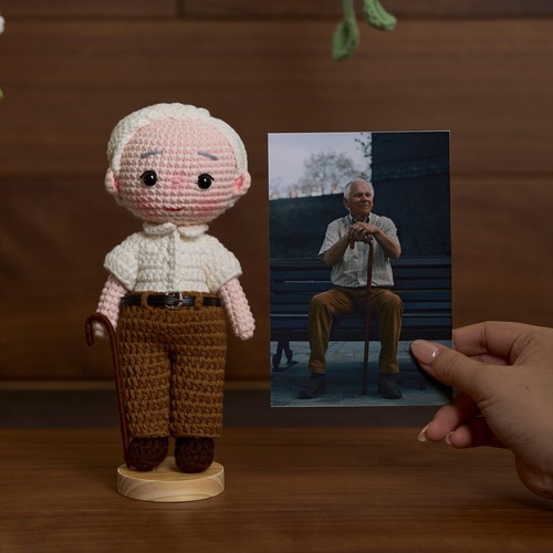 Custom crochet portrait doll - custom,