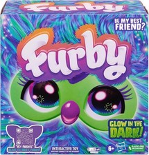 Furby Galaxy Glow in the Dark Interactive Plush Toy - English Version, Galaxy
