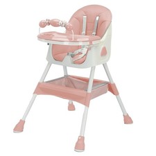 Baby Feeding Chair Seat Folding High Chair Adjustable Children Baby Armchair