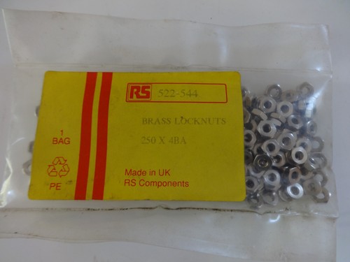 4ba brass lock - lock, nuts