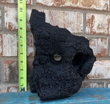 Tall 10” Black Lava Rock w/