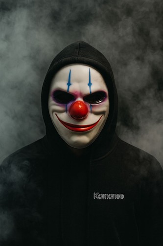 Halloween mask clown - clown, costume