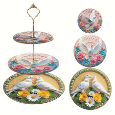 Diamond Art Wooden Dove