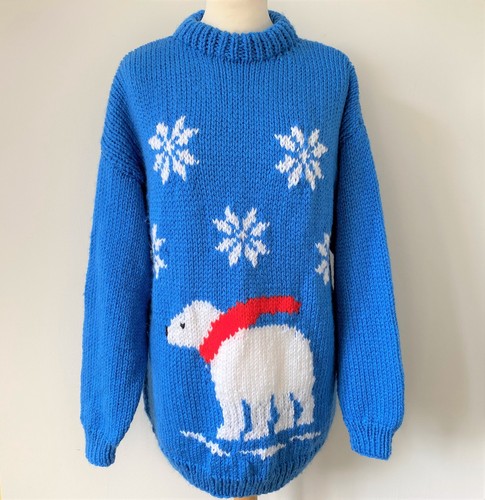 Hand knitted christmas - hand, polar