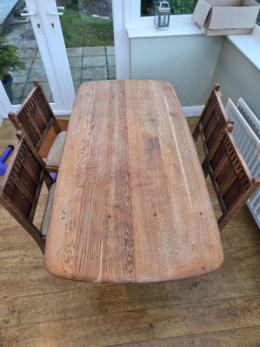Ercol refrectory dining table
