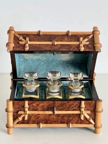 Antique french perfume casket - french,