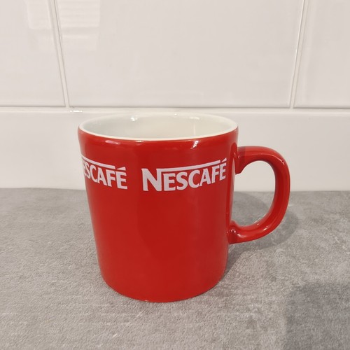 Nescafe mug red - nescafe, vintage