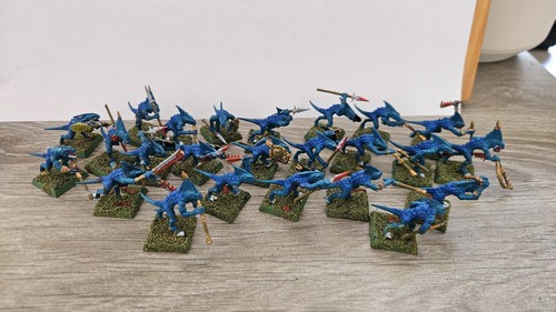 24x skinks with - 24x, spears