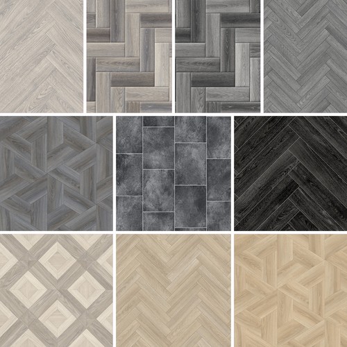 Modern parquet tile - modern,