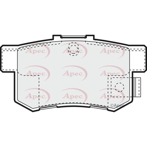 Brake pads set for - for, honda