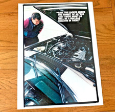 JAGUAR XJS XJ-S XJ V12 ENGINE - COLLECTIBLE FRAMEABLE ORIGINAL CLASSIC CAR IMAGE