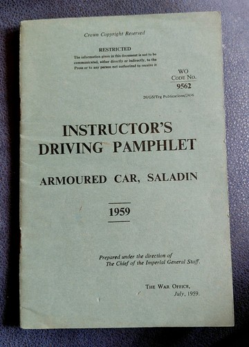 Original 1959 alvis saladin - original,