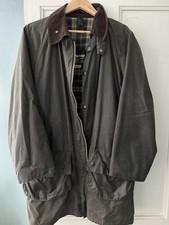 Barbour Gamefair Green Wax Jacket C40 -102cm Original Good Condition For Age