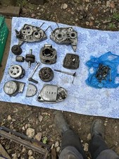 Yamaha DT125 A B DT 125 Engine Parts Barrel Head Cases Crank Clutch Shaft Lever