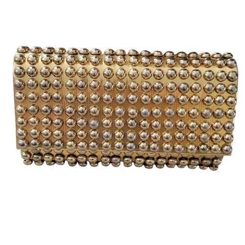 Gold metallic studded - metallic,