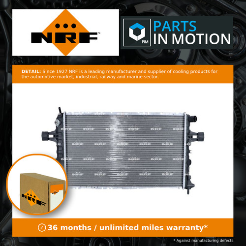Radiator fits vauxhall - radiator, g