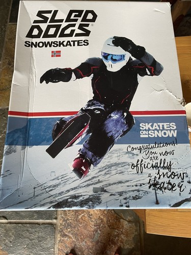 Sled dogs snowskates ski boots - sled,