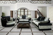 Crushed Velvet 3 2 Seater Sofa