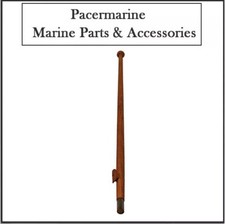 Teak flag pole boat - flag,