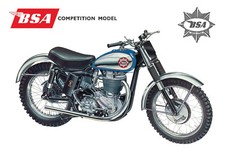 BSA Poster Gold Star Goldstar
