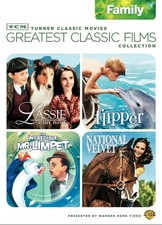 Lassie + Flipper + National Velvet + Incredible Mr Limpet - 4 Family Features