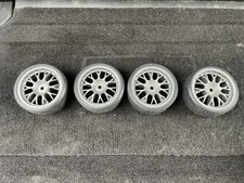 Tamiya Drift Wheels X4 Hard Tyres.