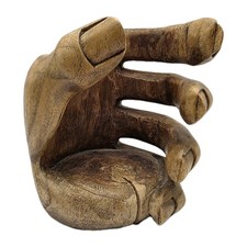 Strange Odd Teak Wood Hand