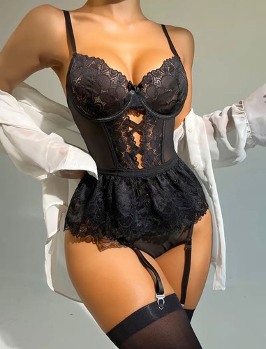 Cute sexy bodysuit suspender - suspender, &