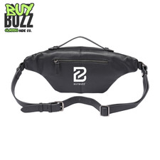 Genuine leather waist bum bag - genuine,
