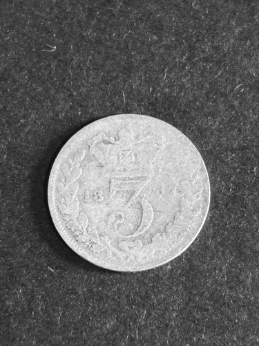 1887 threepence british silver - british,