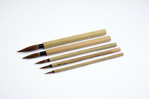 Silk painting oriental brushes - oriental,