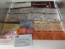 COLLECTION OF 19 MOTORCYLE RACING TICKETS - GRAND PRIX WORLD SUPERBIKES etc