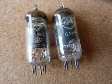 2 off - EL91 -  6AM5 Pentode Audio Output Valve/Tube by Mullard  HAM RADIO