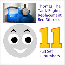 Little Tikes Thomas the Tank Engine Bed Replacement  Bed Stickers