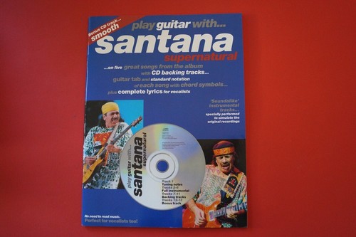 Santana play guitar with - -,