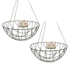 2 x 14″ Wire Hanging Basket