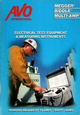 AVO International MEGGER/BIDDLE/MULTI-AMP Electrical Test Equipment Catalogue