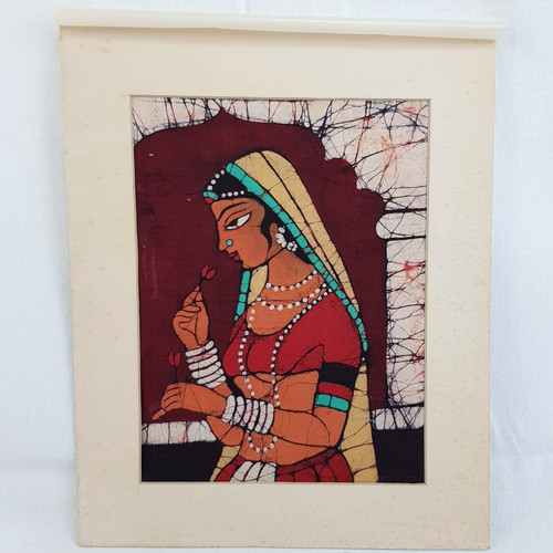 Batik textile artwork - batik,