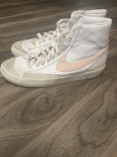 Pink high top nike blazers - pink,