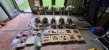 Full Wedding Flower bundle center pieces bouquet decorations decor Orange Autumn