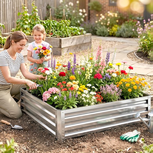 Outsunny raised garden - outsunny, bed