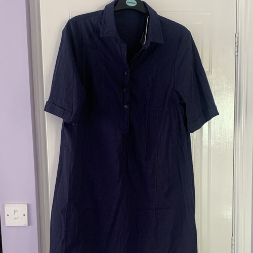 Blue linen shirt - shirt, size