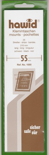 Hawid stamp mounts - hawid, 210x55mm