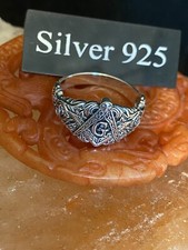 Silver masonic signet ring - silver,