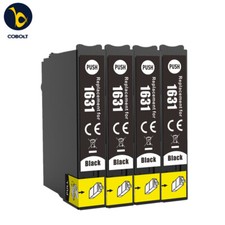 4 BLACK INK CARTRIDGE For Use in Epson WF-2010W WF-2510WF WF-2520NF WF-2530WF