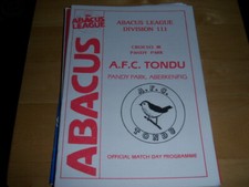 AFC TONDU V PENRHIWCEIBER 92/93