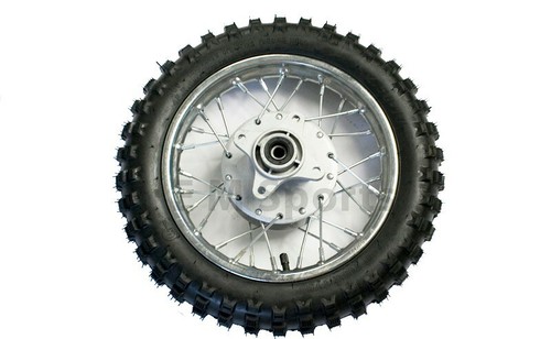 Dirt pit bike rear wheel - bike, tire