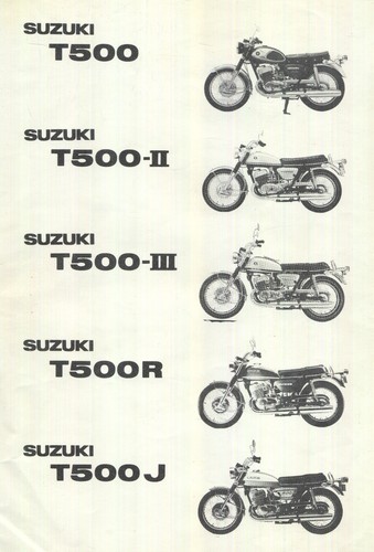 Pdf suzuki t500 - suzuki,