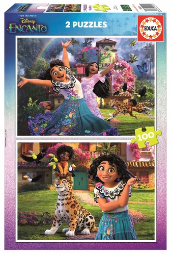 Educa 2x100pc puzzles - puzzles, encanto